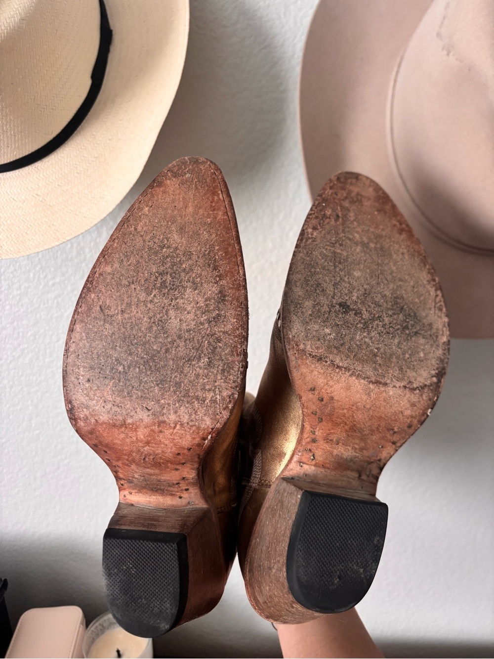Old Gringo Gold Ankle Cowboy Boots - Picture 7 of 7